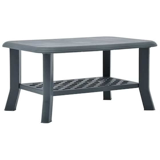 Τραπεζάκι Σαλονιού VidaXL από Πλαστικό 90x60x46cm - Πράσινο image 0