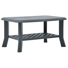 Τραπεζάκι Σαλονιού VidaXL από Πλαστικό 90x60x46cm - Πράσινο