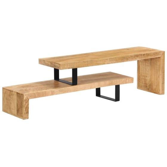 Έπιπλο Τηλεόρασης VidaXL από Ξύλο 120x30x40cm - Μαύρο/Καφέ image 16
