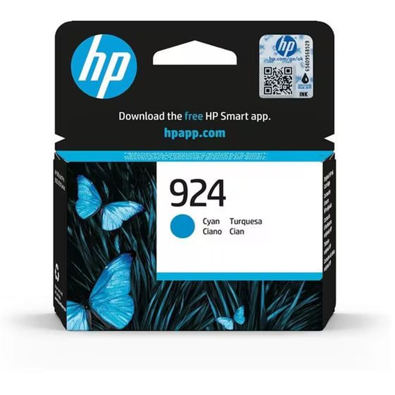 Μελάνι HP 924 Instant Ink 4K0U3NE - Cyan