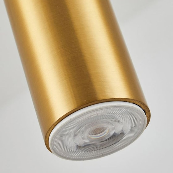 Φωτιστικό Οροφής Πολύφωτο Homelighting Adept Tube 77-8684 Μεταλλικό - Χρυσό/Μαύρο image 2