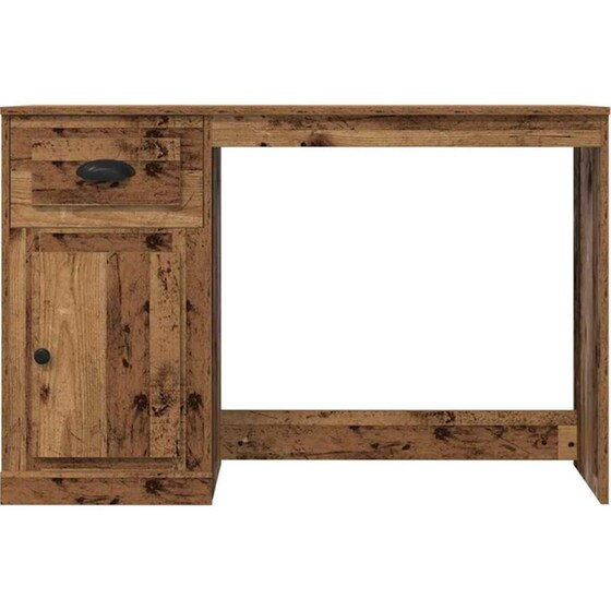 Γραφείο VidaXL από Επεξεργασμένο Ξύλο 50x115x75 cm - Παλιό Ξύλο image 5