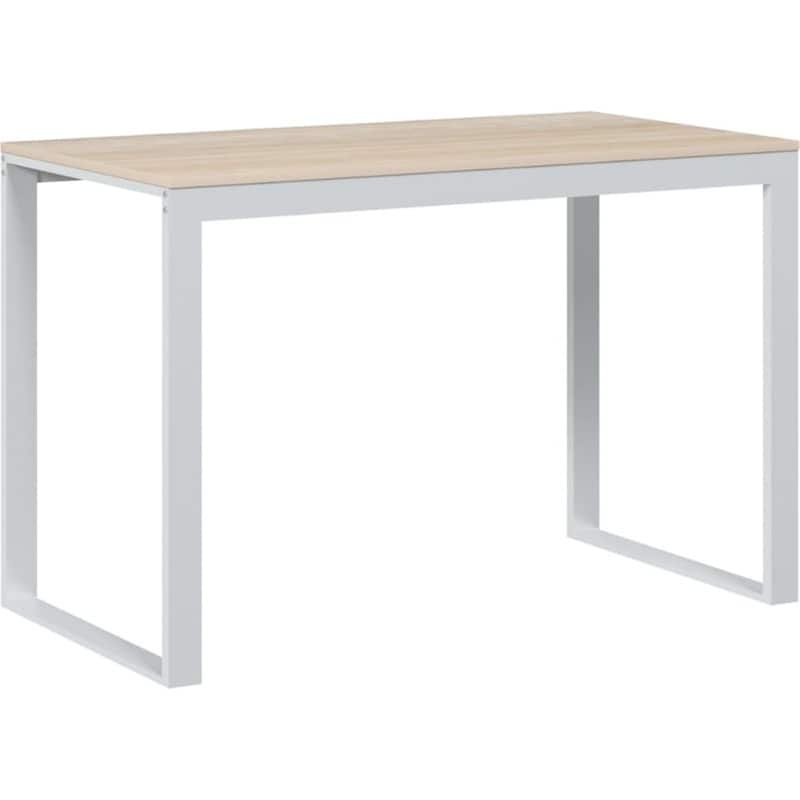 Γραφείο Υπολογιστή VidaXL από Μοριοσανίδα 110x60x73 cm - Λευκό/Δρυς