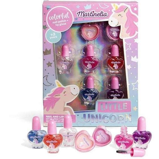Martinelia Little Unicorn Nail Lip Set – Σετ Ομορφιάς 17,5 X 23x 3.5cm (26012) image 0