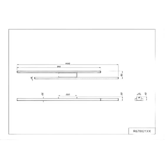 Trio Lighting Πλαφονιέρα Οροφής Μαύρη με Ενσωματωμένο LED image 1