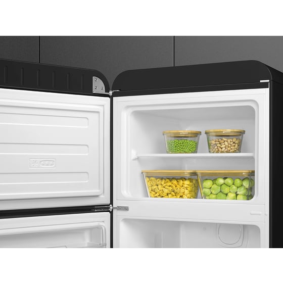 SMEG FAB30LBL5 294 Lt Μαύρο Δίπορτο Ψυγείο image 1