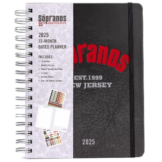 2025 The Sopranos 13-Month Weekly Planner image 0