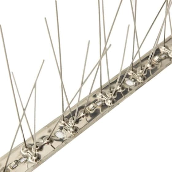 Vidaxl Απωθητικές Ακίδες Περιστεριών 5 Σειρών Σετ 20 10 Μ. Αν. Ατσάλι image 5