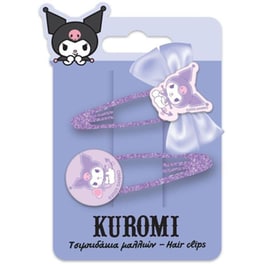 Τσιμπιδάκι Μαλλιών Διακάκης Kuromi (2 Τεμάχια)