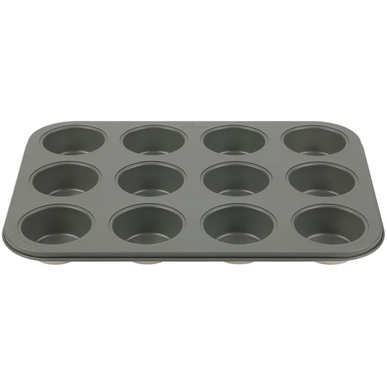 Φόρμα Ζαχαροπλαστικής για Cupcakes/Muffins PAL Vanilla 12 Θέσεων Μαύρο image 0