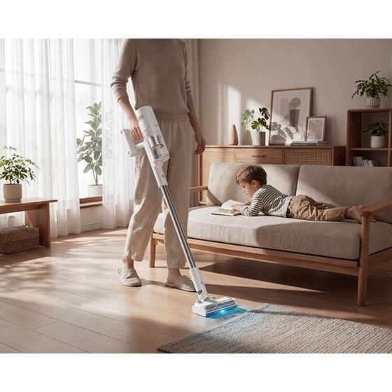 MIJIA 4 29.6 V Λευκό Σκούπα Stick image 21