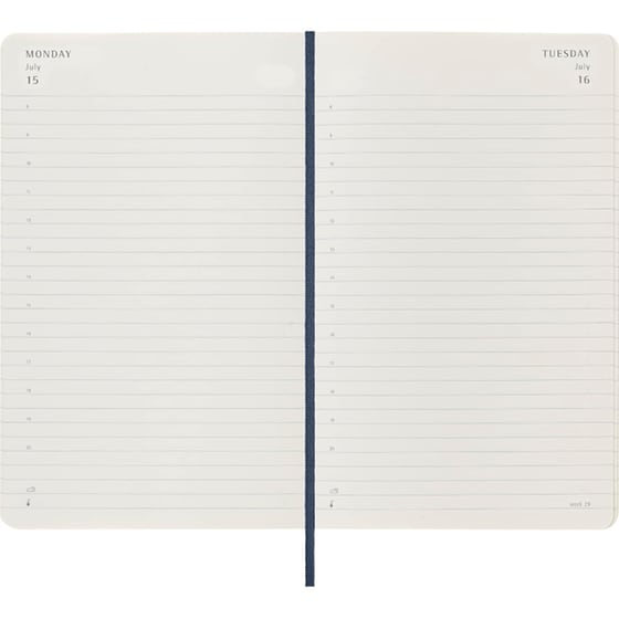 Ημερολόγιο Ημερήσιο Moleskine 2024 12Μ L Sap. Blue Μαλακό image 2