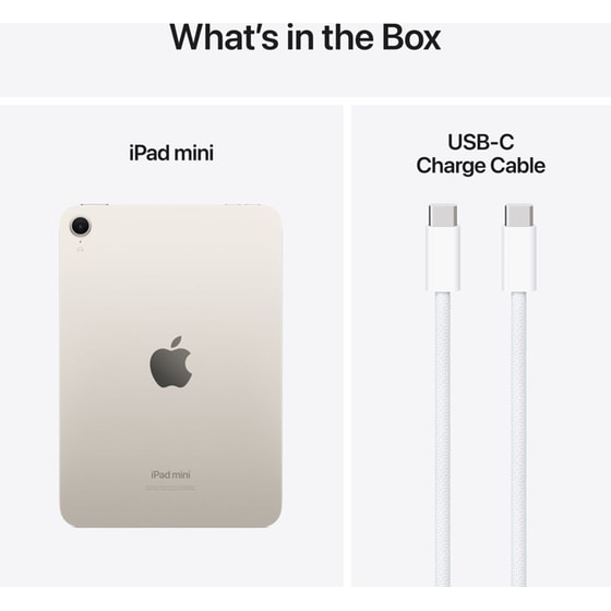 Apple iPad Mini 8.3" 2024 (7th Gen) 512GB Wi-Fi - Starlight image 9