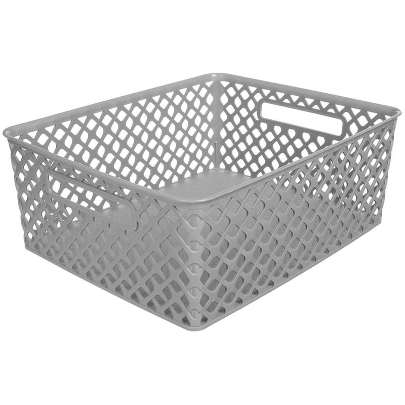 SPITISHOP Κουτί Αποθήκευσης F-V 138801c Πλαστικό 35.5x13.5cm - Γκρι