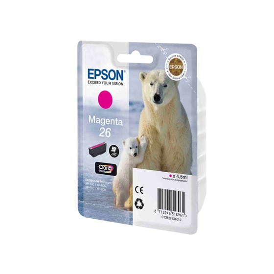 Epson 26 Ματζέντα Μελάνι Εκτυπωτή C13T26134010 image 1
