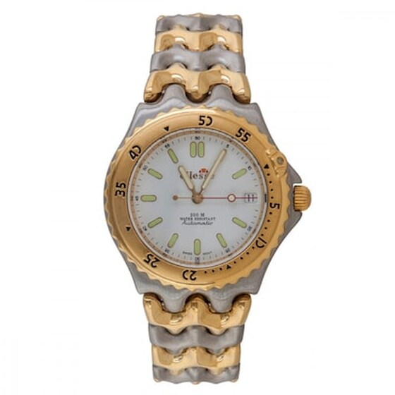 Ellesse Automatic 03-0037-202 Ρολόι Μπαταρίας με Μπρασελέ από Ατσάλι και Χρυσό image 0