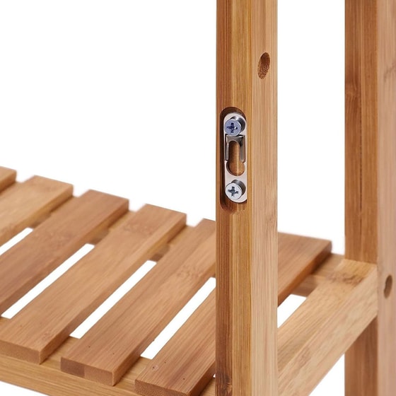 Ραφιέρα Songmics Bcb13y από Μπαμπού 60x15x54cm - Μπεζ image 4