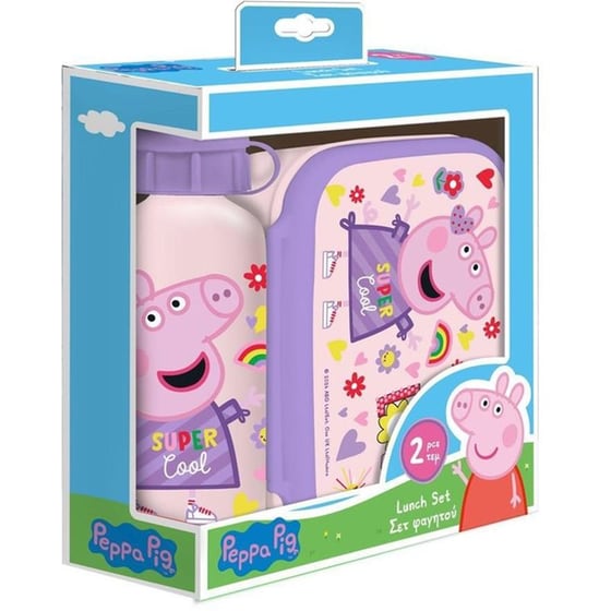 Σετ Φαγητού Αλουμινίου Peppa Pig 800 ml/500 ml image 0