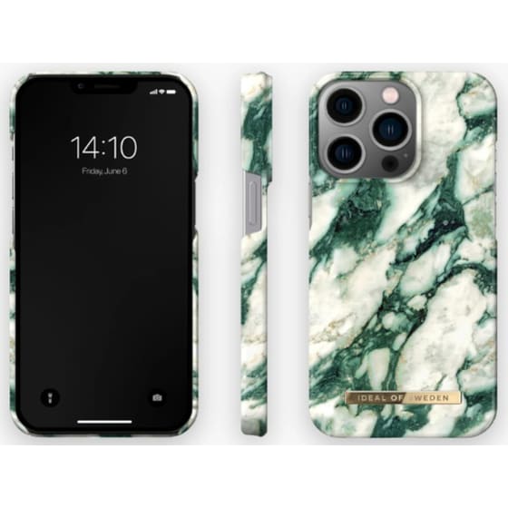 Θήκη Apple iPhone 13 Pro Max - iDeal of Sweden Fashion - Calacatta Emerald Marble image 1