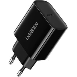 Φορτιστής Πρίζας Ugreen Fast Charger PD 3.0 USB-C 20W - Μαύρο