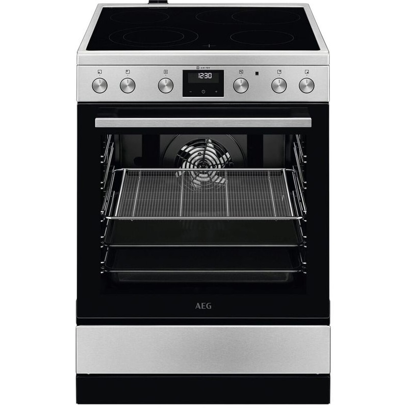 AEG AEG CCB6446CBM SurroundCook 73 Lt Inox Ηλεκτρική Κουζίνα Κεραμική