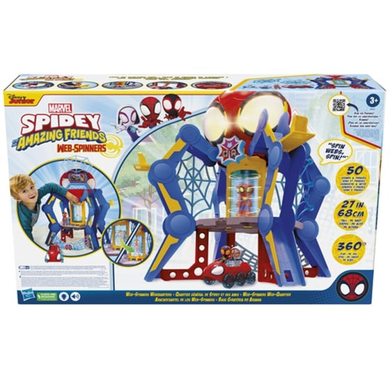 Hasbro Marvel Spidey And His Amazing Friends - Web Spinners Web Quarters (F6723) image 0