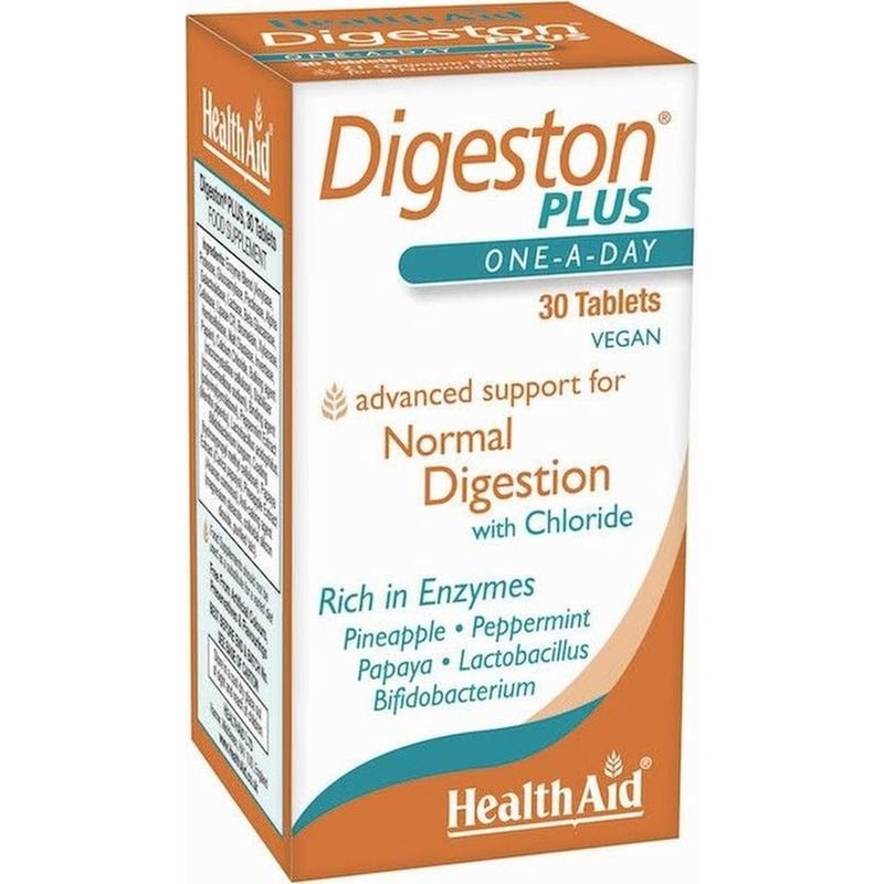 HEALTH AID Ένζυμο Health Aid Digeston Plus - 30 ταμπλέτες