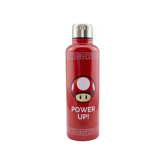 Μεταλλικό Μπουκάλι Paladone Super Mario Power Up - Reusable Water Bottle 500ml image 0