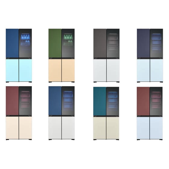 LG GMV960NNME MoodUP Total No Frost 617 Lt Λευκό Μπεζ Ψυγείο Ντουλάπα image 2