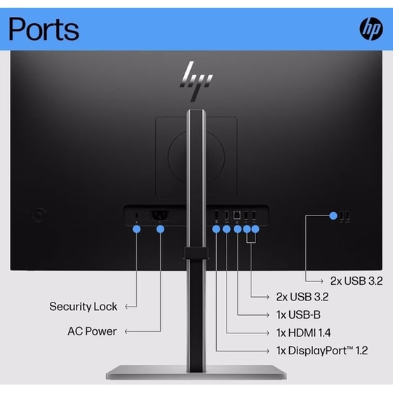 HP E Series E27 G5 27" FHD IPS Flat 75Hz 5ms image 3