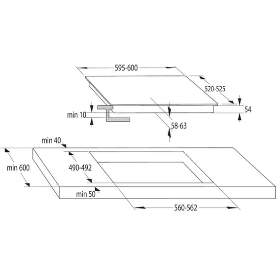 GORENJE GI6421SYW 60 cm Λευκό Εστία Επαγωγική Αυτόνομη image 5