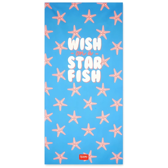 Πετσέτα Θαλάσσης Legami Starfish 85 x 180 cm - Μπλε image 0