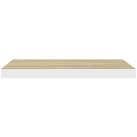 Ράφια Τοίχου VidaXL από MDF 60x23.5x3.8 cm 2 Τμχ - Λευκό/Μπεζ image 3