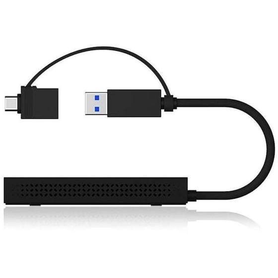 Αντάπτορας Icy Box Splitter Mobile USB σε Διπλό HDMI USB 3.2 Gen 1  - Μαύρο image 3