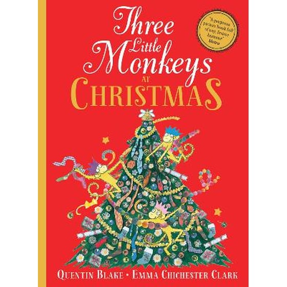 Three Little Monkeys at Christmas image 0