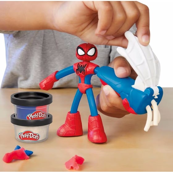 Hasbro Play-Doh Marvel Spiderman/ Black Panther/ Captain America 3 Σχέδια 2 Τμχ - Τυχαία Επιλογή Σχεδίου (G0333) image 11