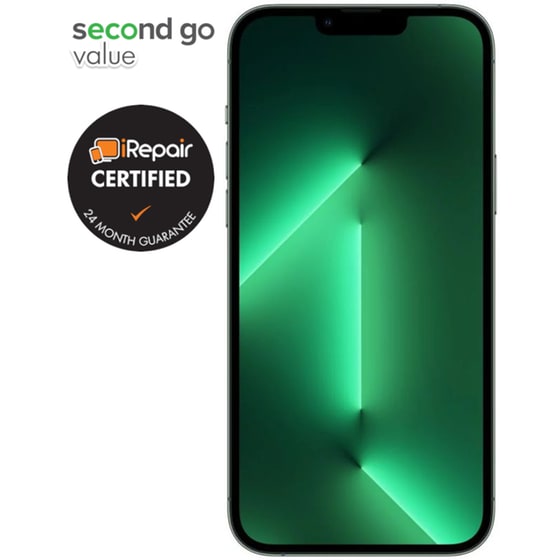 Μεταχειρισμένο Apple iPhone 13 Pro Max 128GB Alpine Green second go value Certified by iRepair image 2