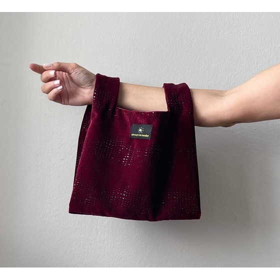 Γυναικεία Τσάντα Χειρός Always On Sunday Velvet Pixie Small - Bordeaux image 1