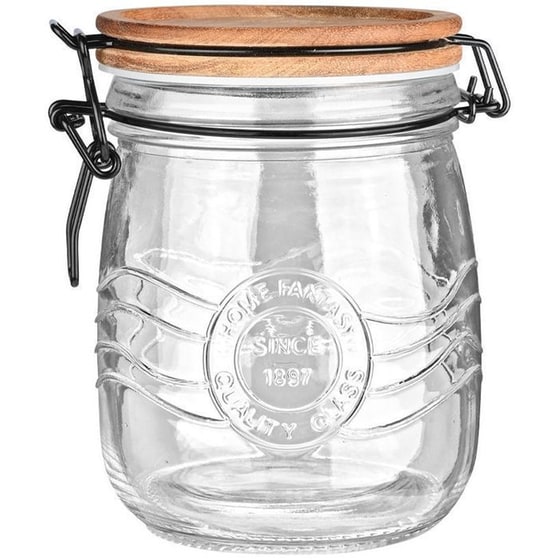 Δοχείο Αποθήκευσης Τροφίμων  ESTIA 01-23898 1.1 L Διάφανο/Μαύρο image 0