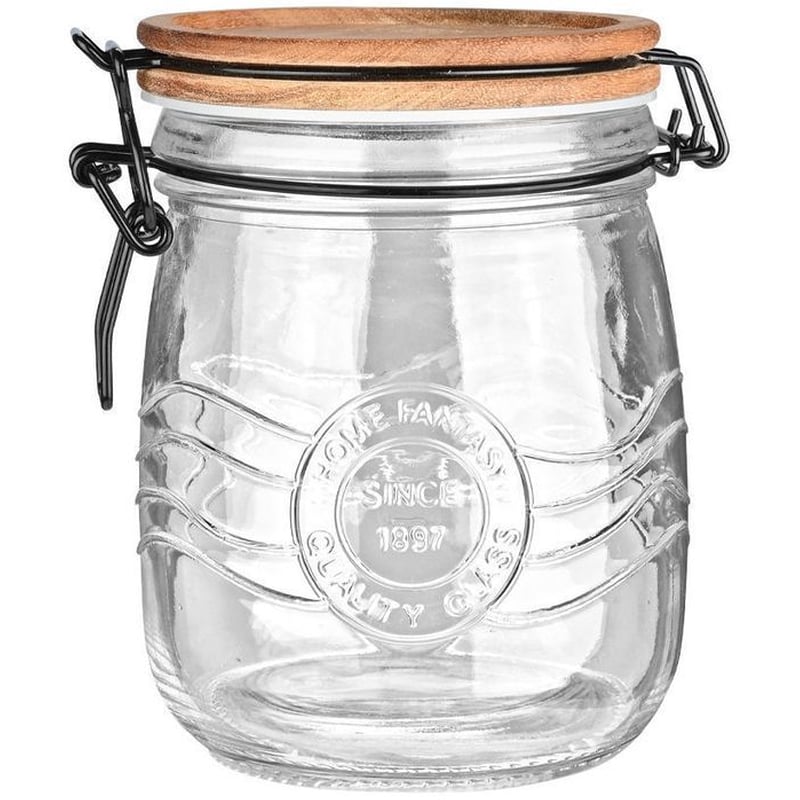 Δοχείο Αποθήκευσης Τροφίμων ESTIA 01-23898 1.1 L Διάφανο/Μαύρο ΕSTIA