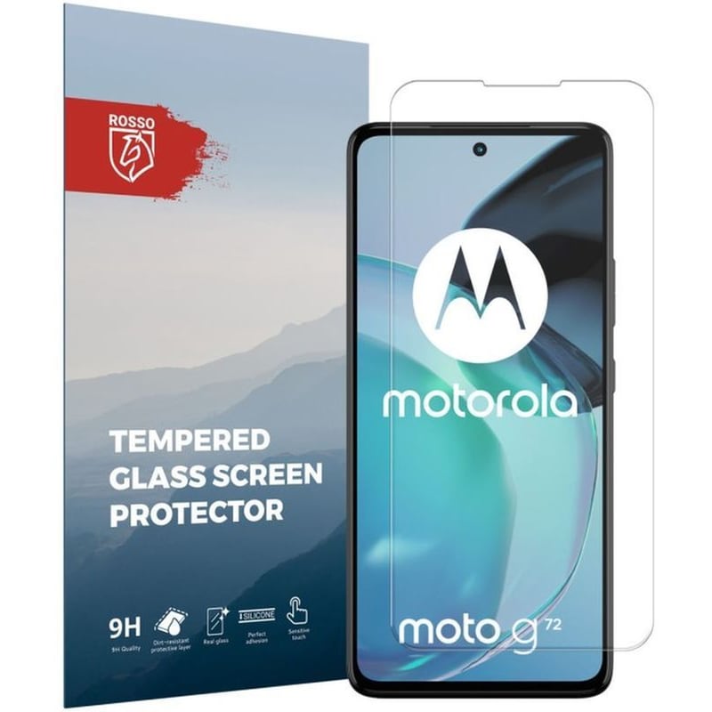 Προστατευτικό οθόνης Motorola Moto G72 – Rosso Tempered Glass – Clear (8719246376634)