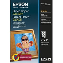 Epson Φωτογραφικό Χαρτί Gloss A6 200 gr/m² για Inkjet Εκτυπωτές 50 φύλλα