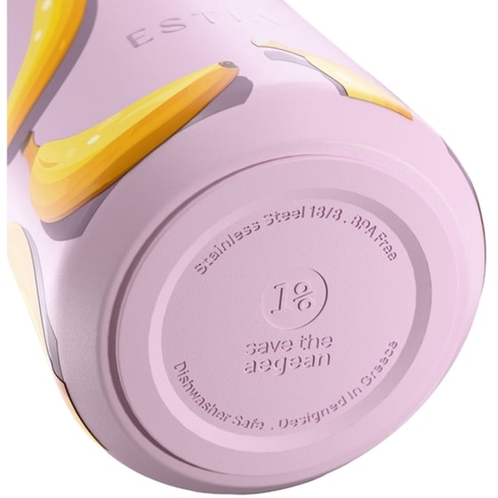 Μπουκάλι Θερμός Estia Flow Save the Aegean Banana Mood 500 ml image 1
