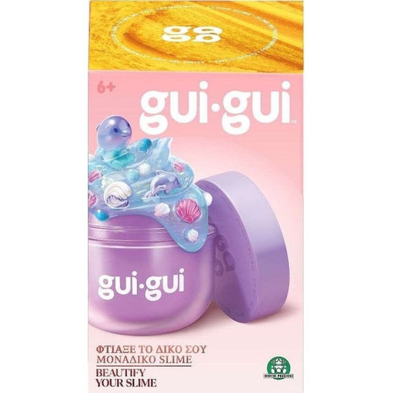 Gui-Gui Slime Βαζάκι με Αρωματική Χλαπάτσα & Φιγούρα (4 Σχέδια) - Τυχαία Επιλογή image 4