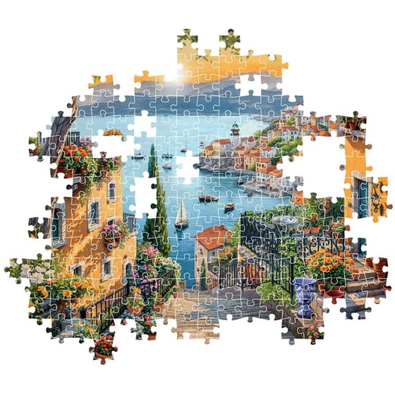 Παζλ Clementoni High Quality Collection Ο Δρόμος προς το Λιμάνι - Compact Box (1500 Κομμάτια) image 2