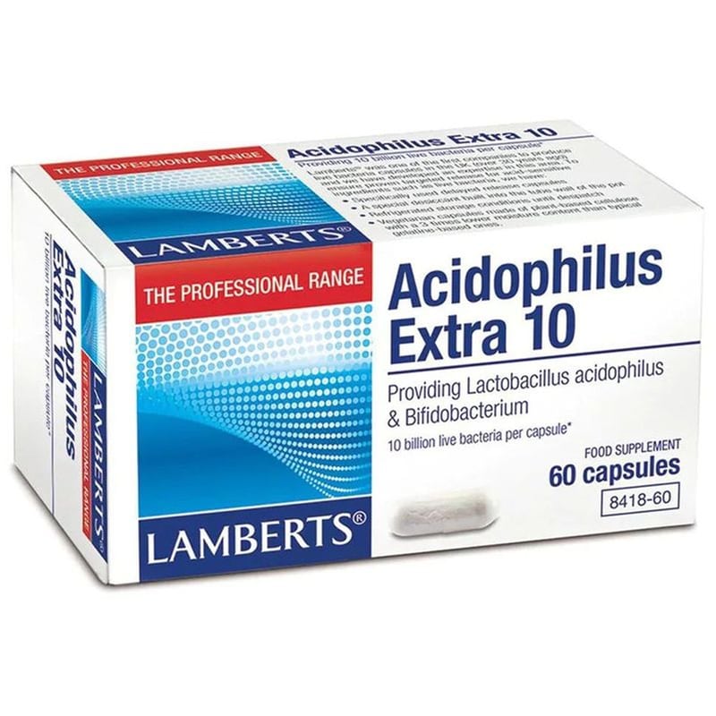 LAMBERTS Προβιοτικό LAMBERTS Acidophilus Extra 10 - 60 Κάψουλες