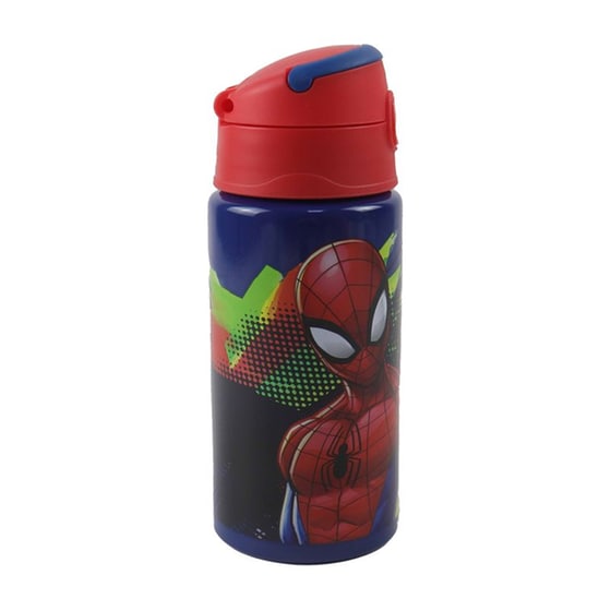 Παγούρι Gim Flip Αλουμινίου Spiderman 500 ml Μπλε image 1
