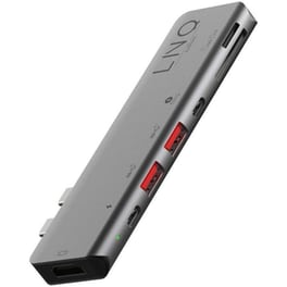 USB Hub Linq 7-Port LQ48012 - Γκρι