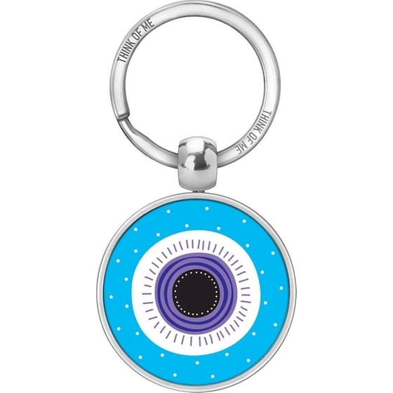 Μπρελόκ GNF Thinkofme Γούρι Ματάκι - Γαλάζιο/ Μωβ image 0