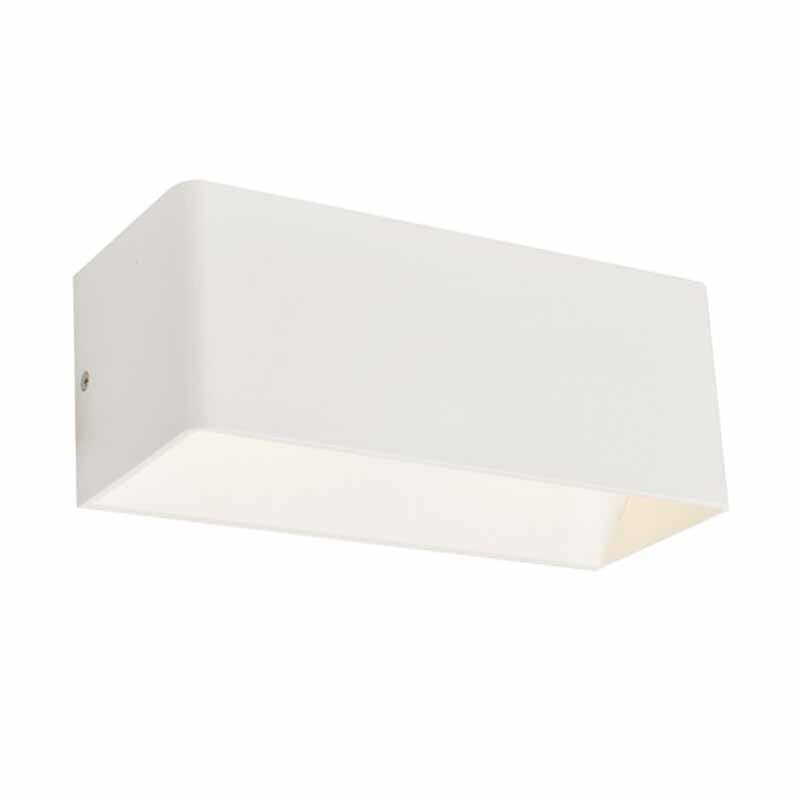 Απλίκα Τοίχου Led Aca Nephele L35037l Μεταλλική 25x10x10 cm - Λευκή